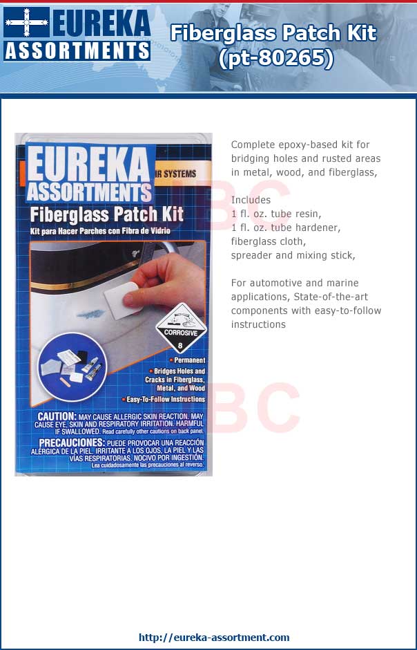 fiberglass patch repair kit pt-80265 