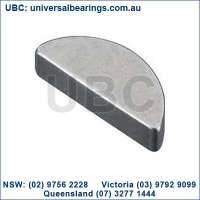 woodruff key Common applications include snowblowers and marine propellers.