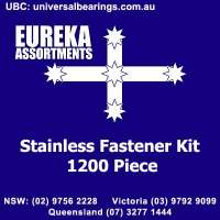 stainless fastener kit 1200 piece