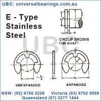 Circlip E Type Kit Stainless 300 pieces