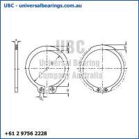 1 Circlips External Stainless Steel