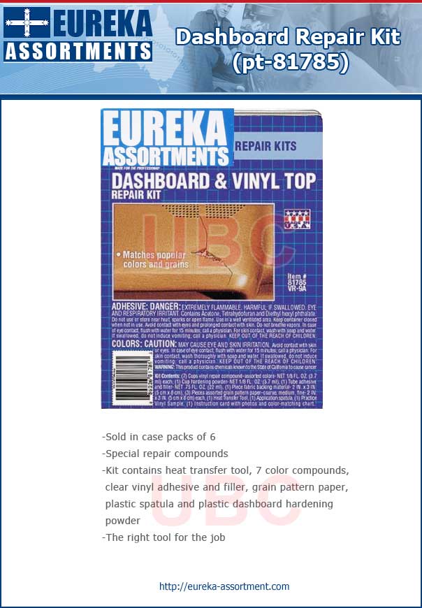 dashboard repair kit pt-81785 eureka assortments