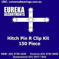 hitch pin R clip 150 piece kit eureka assortments
