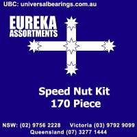 speed nut kit 170 piece used to secure panels and brackets