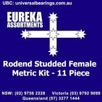 rod end studded female metric kit 11 piece