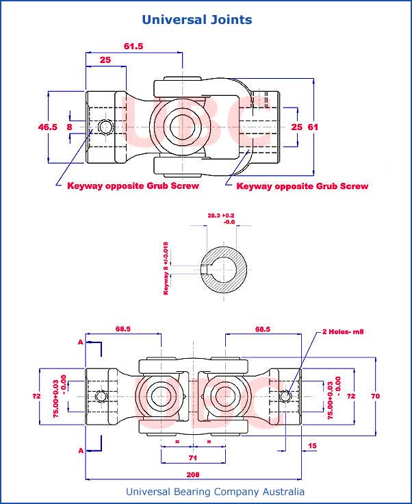 Universal Joints Diagram
