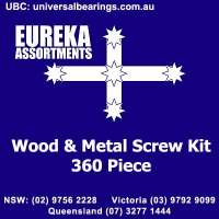 wood screws metal screws assorted kit 360 Piece australia